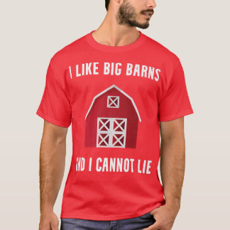 Ich mag Big Barns Funny Farm Spaß Farm Rancho F T-Shirt