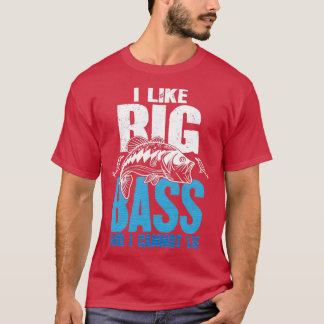 Ich mag Big Bass, und ich kann Fischen nicht leide T-Shirt