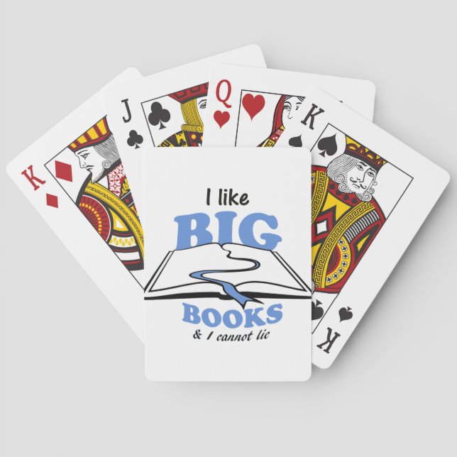 Ich mag Big Books Spielkarten (Rückseite)