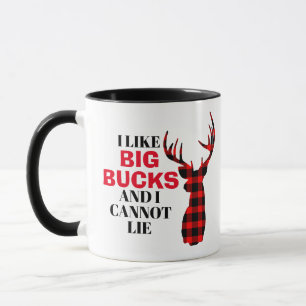 Ich mag BIG BUCKS Funny Junting Tasse