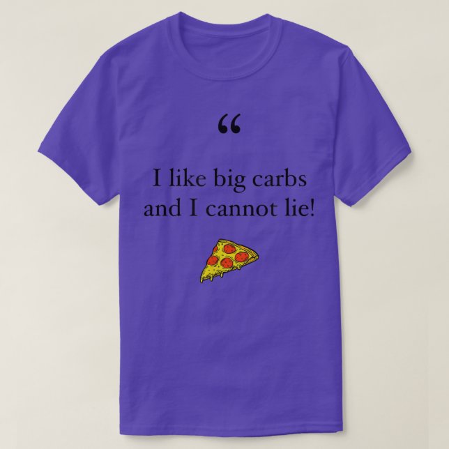 Ich mag Big Carbon und ich kann nicht lügen! Funny T-Shirt (Design vorne)