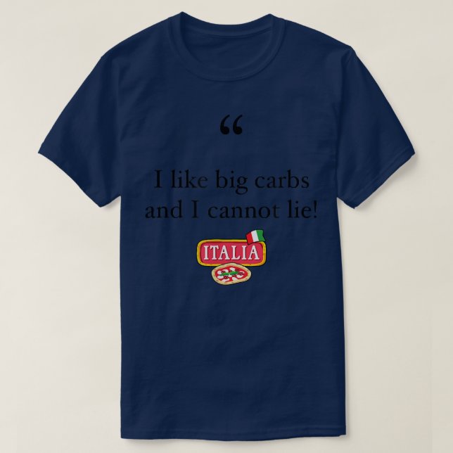 Ich mag Big Carbon und ich kann nicht lügen! Funny T-Shirt (Design vorne)