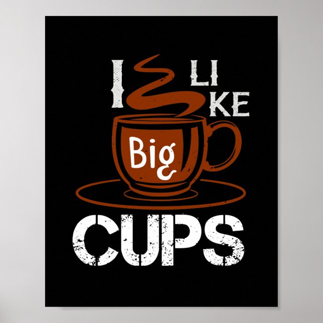 Ich mag Big Cup Poster (Vorne)