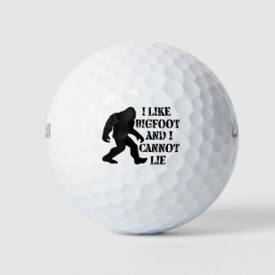Ich mag Bigfoot und ich kann nicht leben Golfball