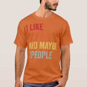 Ich mag Bogenschießen vielleicht 3 Leute T-Shirt