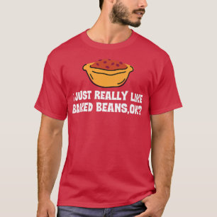 Ich mag Bohnen mit gebackenem Kleid, feiner Bean T-Shirt