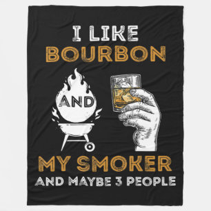 Ich mag Bourbon mein Raucher vielleicht 3 Leute lu Fleecedecke