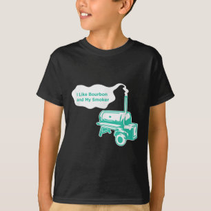 Ich mag Bourbon und meine rauchlustige Grillen Whi T-Shirt