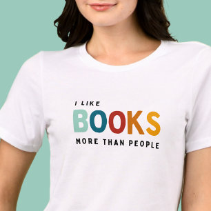 Ich mag Bücher mehr als Menschen Tri-Blend Shirt