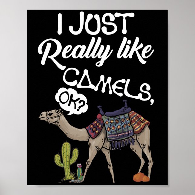 Ich mag Camels wirklich OK Camel Poster (Vorne)