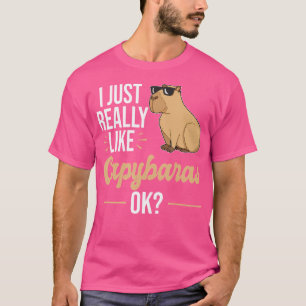 Ich mag Capybara wirklich T-Shirt