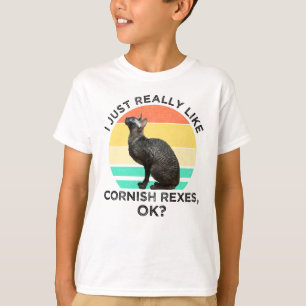 Ich mag Cornish Rex Katzen einfach wirklich, OK? T-Shirt