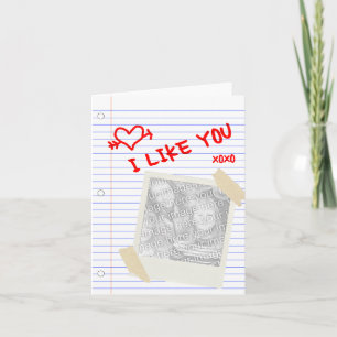 ich mag dein Papier Feiertagskarte
