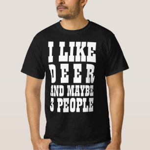 ICH MAG DEINE UND VIELLEICHT 3 PERSONEN T - SHIRT