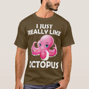 Ich mag den Niedlichen Octopus-Ozean einfach nur T-Shirt