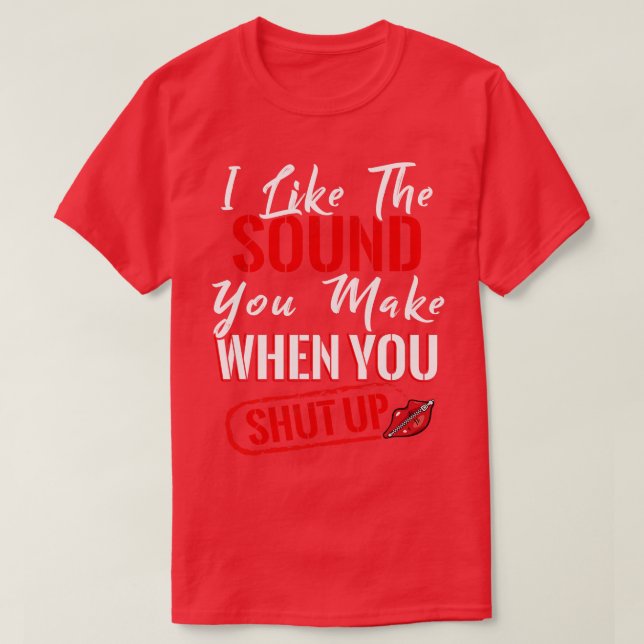 Ich mag den Ton T-Shirt (Design vorne)