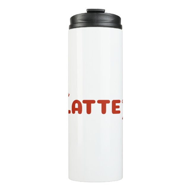 Ich mag dich als Latte Thermosbecher (Vorderseite)