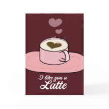 Ich mag dich als Latte - Valentine