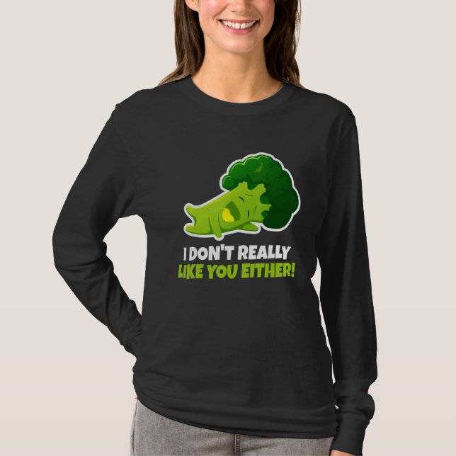 Ich mag dich auch nicht mit Gemüsegeruhn T-Shirt (Vorderseite)