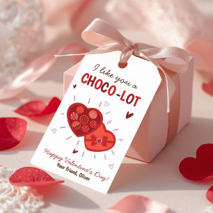 Ich mag Dich ein Choco-lot Valentinstag-Geschenk-A Geschenkanhänger