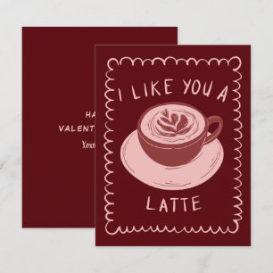Ich mag dich sehr Lustige Valentinstagskarten Mitteilungskarte