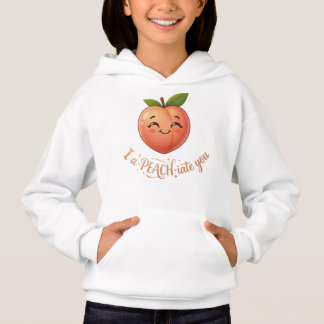 Ich mag dich sehr Pfirsich-mäßig Hoodie