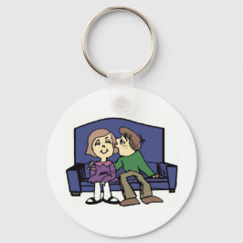 Ich mag dich Valentine Schlüsselanhänger