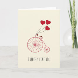 Ich mag dich | Valentines Cards Feiertagskarte