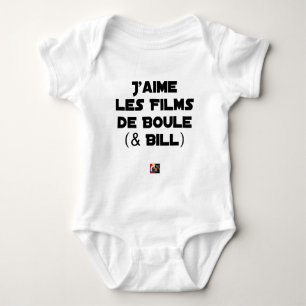 Ich mag die Kugelfilme (& Bill) - Wortspiele Baby Strampler