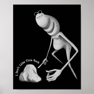 Ich mag diesen Stein nicht Funny Marcus The Worm M Poster