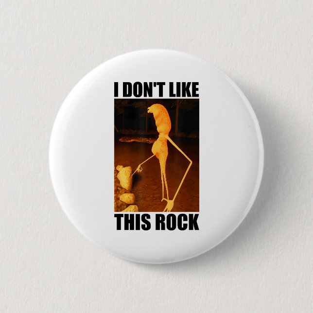 Ich mag diesen Stein nicht Lustiger Marcus The Wor Button (Vorderseite)