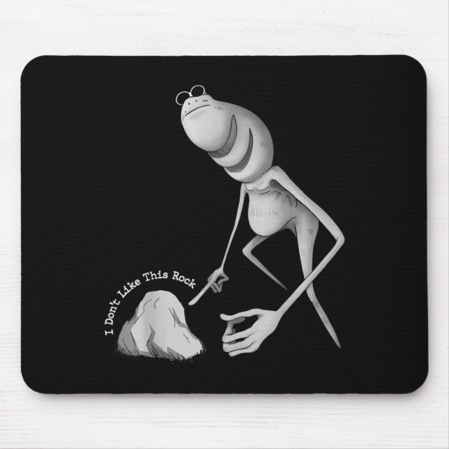 Ich mag diesen Stein nicht Lustiger Marcus The Wor Mousepad (Vorne)