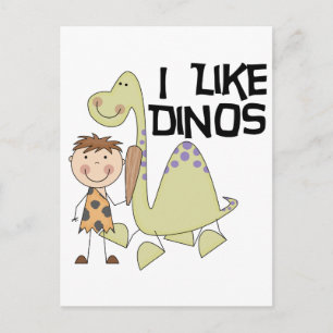 Ich mag Dinos - Boy Tshirts und Geschenke Postkarte