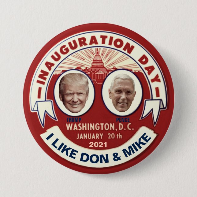 Ich mag Don & Mike Button (Vorderseite)