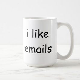 Ich mag E-Mail-Kaffee-Tasse Tasse