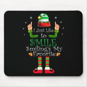 Ich mag einfach nur lächeln. Lächeln ist mein Lieb Mousepad