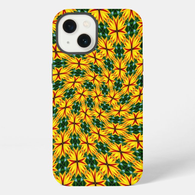 Ich mag einzigartige Blume iPhone Hülle (Rückseite)
