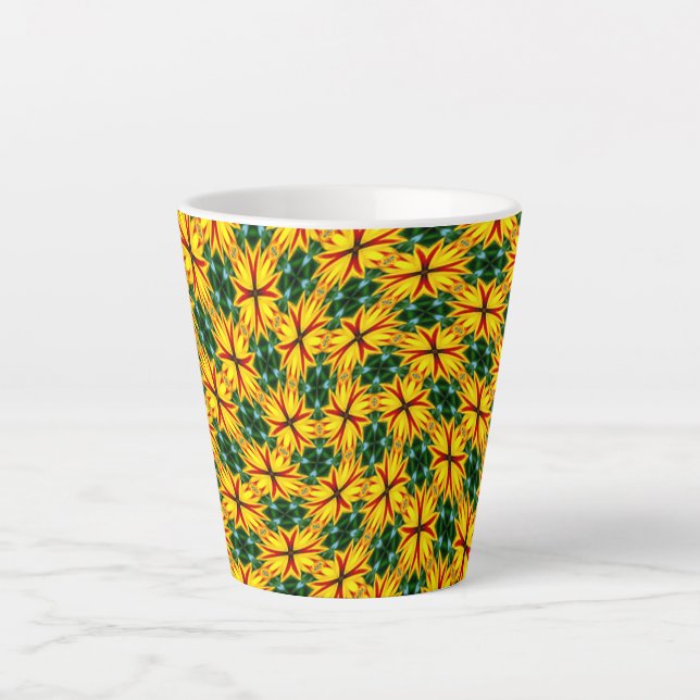 Ich mag einzigartige Blume Milchtasse (Vorderseite)