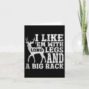 Ich mag Em mit langen Beinen und einem großen Rack Karte