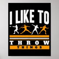 Ich mag es, Dinge zu drehen Track und Field Throwe