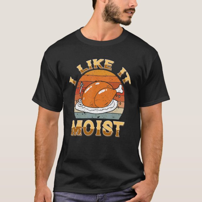 Ich mag es feucht glücklich, der Türkei für Männer T-Shirt (Vorderseite)