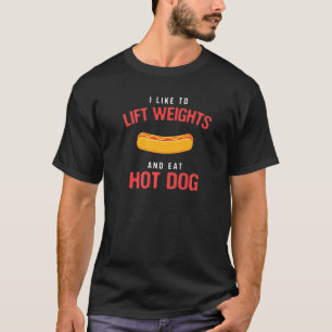 Ich mag es, Gewicht zu heben und heiße Hundeflocke T-Shirt