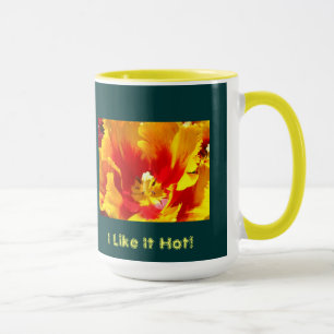 Ich mag es heiß! Kaffee Tassen Geschenke Rot Gelbe