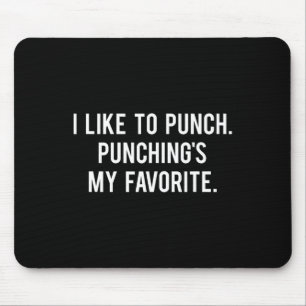 Ich mag es, lustige Liebe Boxen Sprichwort-Bahn Mousepad