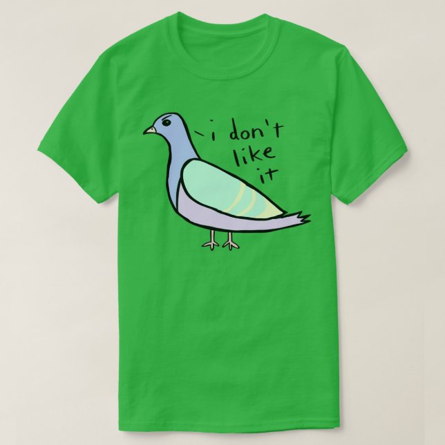 Ich mag es nicht T-Shirt (Design vorne)