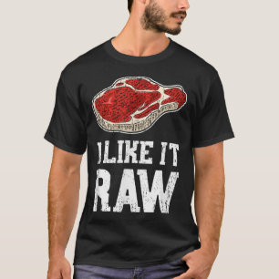 Ich mag es rotes Shirt - Beef Steak Grillen Pitmas