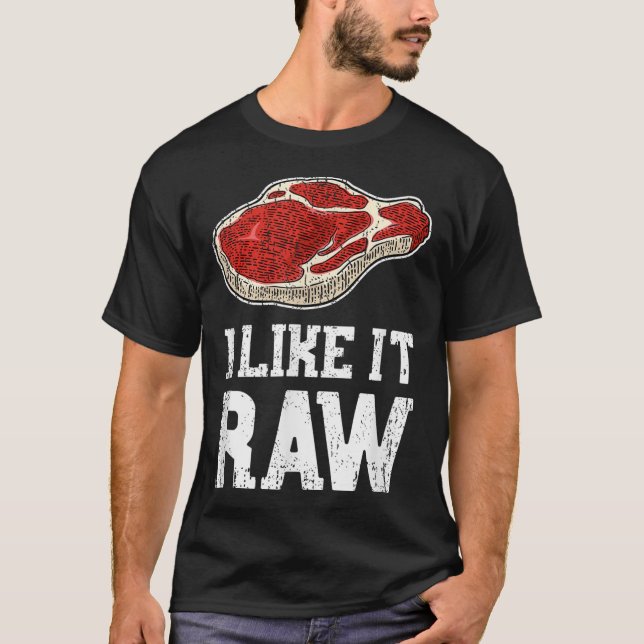 Ich mag es rotes Shirt - Beef Steak Grillen Pitmas (Vorderseite)