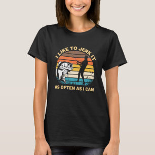 Ich mag es so oft wie möglich zu zucken  Herren-An T-Shirt