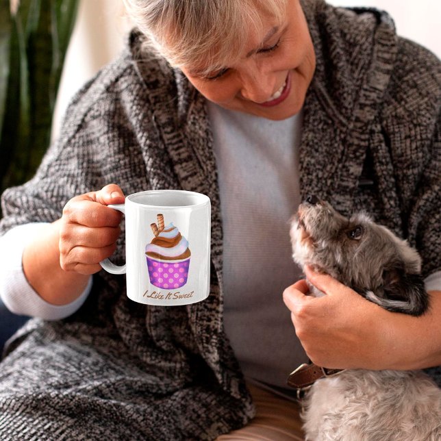 Ich mag es süß weich servieren Eiscreme Kaffeetasse (Von Creator hochgeladen)