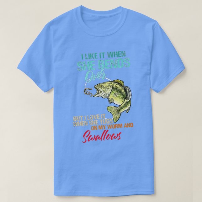 Ich mag es, wenn sie überspringt, aber Liebe es wu T-Shirt (Design vorne)